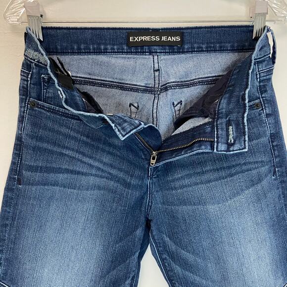 Express Jeans Legging Criss-Cross Knee Design - Picture 5 of 8